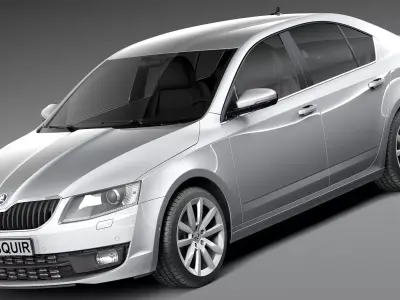 Skoda Octavia Sedan 2013 3D model