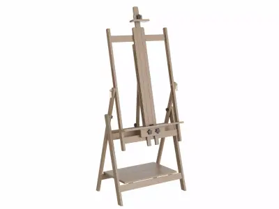 Studio Easel 3D model