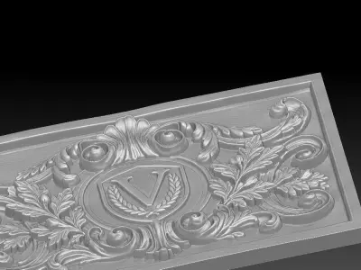 1 pattern CNC Relief Model 3D print model