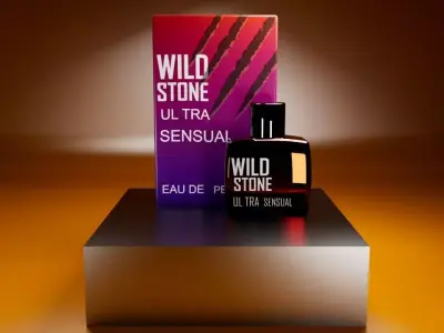 Perfume bottle Low-poly 3D model