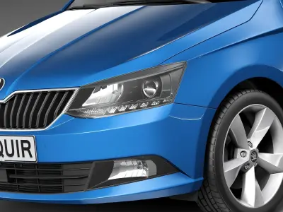 Skoda Fabia 2015 3D model