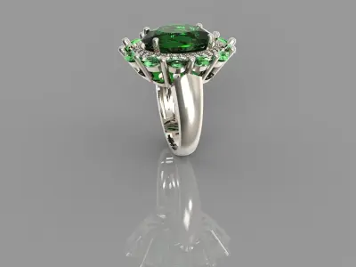 WOMEN RING N - 245 3D print model
