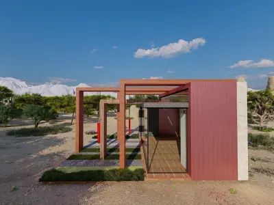 Paviliyon-fairstand 3D model