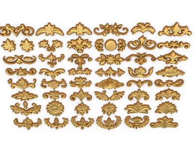 Acanthus Leaves Collection 21 3D print model