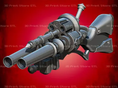 Graves Shotgun Cosplay League of Legends - STL File 3D print model