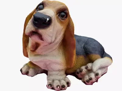 Dog decoration Free 3D model