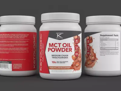 Protein Powder 3D model 20