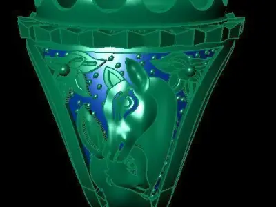 ring man Deer     3D print model