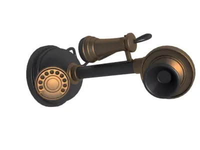 Rotary Phones Collection 3D model