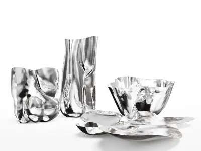 Cloud Vases collection by Tom Dixon 3D model