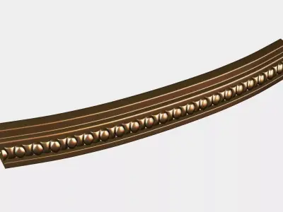 Carved decor for cnc 71 3D model