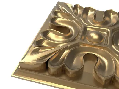  decorative pattern ready for 3D printing 3D model