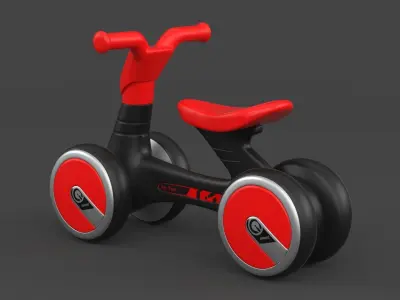 Baby Balance Bike 3D model