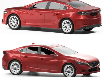 mazda 6 sedan 3D model