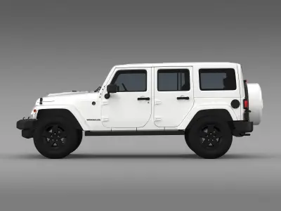 Jeep Wrangler Unlimited X 2015 3D model