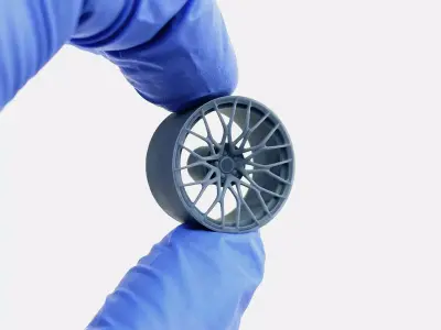 20x12 PUR RS25 Wheel and Brake 3D print model