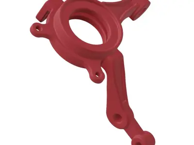 Plastic Vehicle Steering Knuckle Toy 3D model