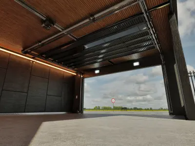 Modern Garage 3D model