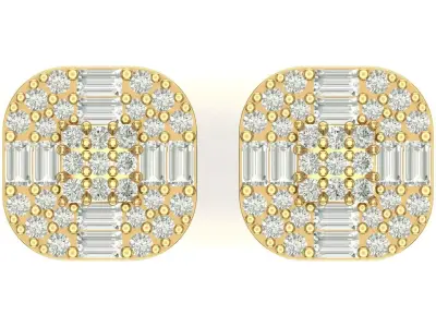 Earring 3D print model 23