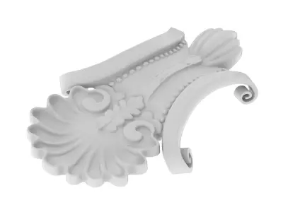 Cartouche Ornament 024 3D model