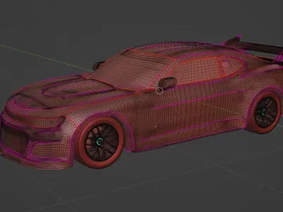 SUPERCAR 2023 Chevrolet Camaro 3D Model 3D model