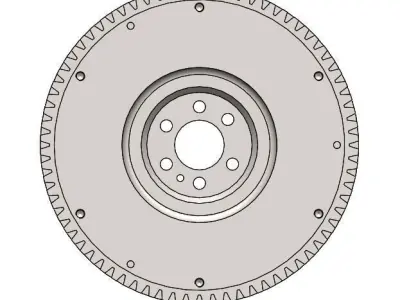 Volkswagen Audi Flywheel 3D print model
