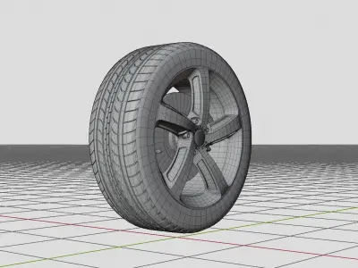 Bentley Mullsanne speed 2017 Wheel 3D model
