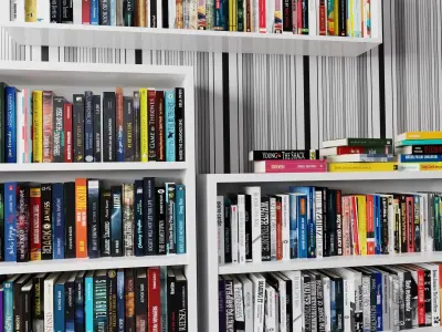 Complete Book Set Low-poly 3D model