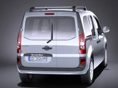 Mercedes-Benz Citan 2013 VRAY 3D model