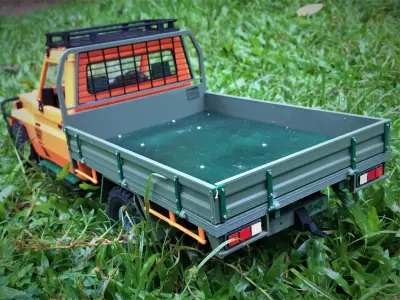 toyota land cruiser ute rc body  1 to 16  WPL scale 3D print model