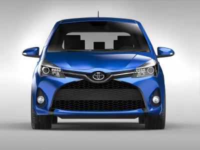 Toyota Yaris 2015  3D model