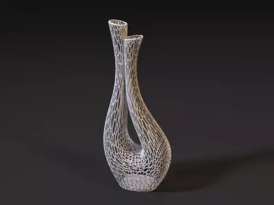 Decorative vase 3D print model