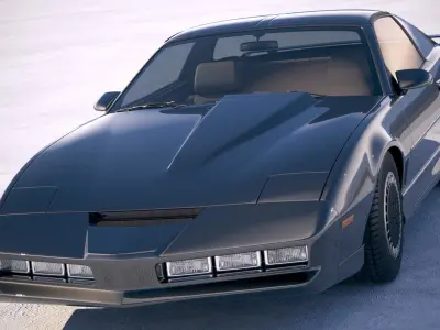 Pontiac Trans Am Kitt 1982 3D model