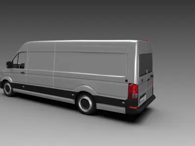 VW Crafter Kasten 3D model