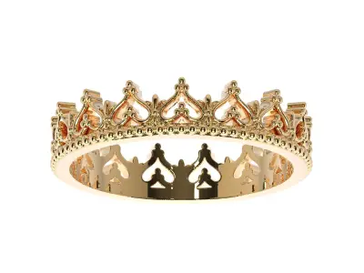Crown ring  3D print model