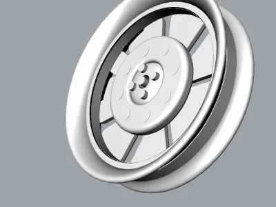 CAR Wheel hub 3d model Free 3D print model