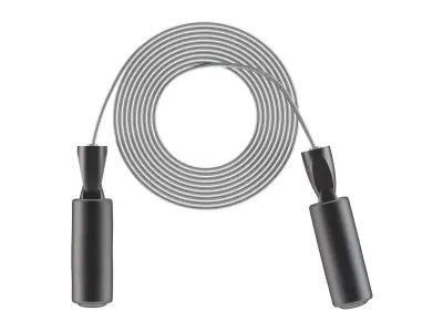 Adjustable Steel Wire Jump Rope 3D model