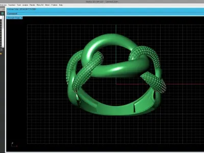 Women Ring Fancy Ring Plain light weight STL 3DM Printable 3D print model