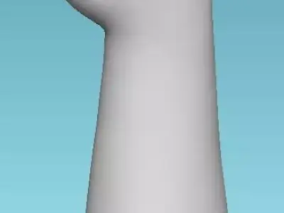  Flower Holding Hand Vase  3D print model