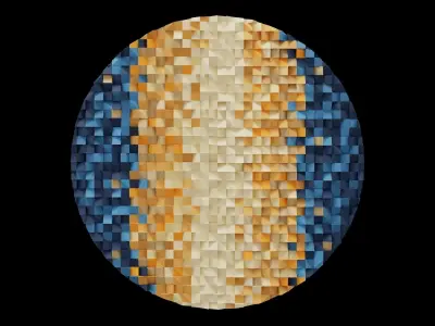 Modern Wall Decor Sculpture 3D model