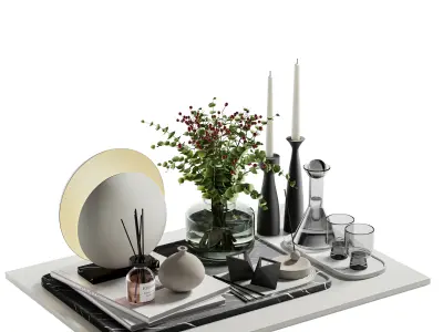 Decorative Set 16 3D model buy
