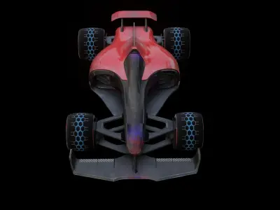 F1 Futuristic Concept 3D model