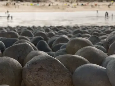 Free Pebbles Asset Pack  Free low-poly 3D model