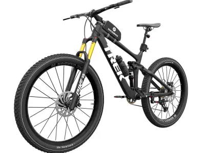 Mountain Bike-Black 3D model