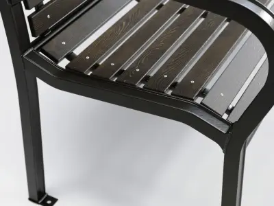 Park Bench Free low-poly 3D model