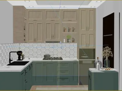Kitchen 3D model buy