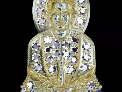 Guanyin Buddha statue  3D print model