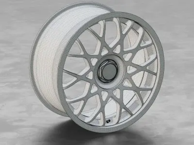 Rotiform BLQ-C Option 2 Wheel 3D Model 3D model