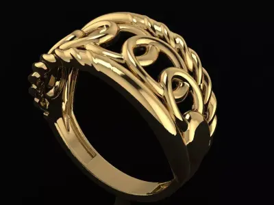  Minimalist Turkish Ring 3D print model