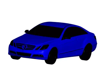 Mercedes Benz Coupe 2010 3D model
